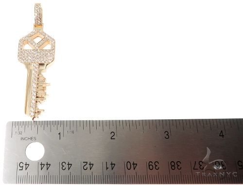 Custom Tokyo Skyline Key Diamond Pendant 64015 - Image 8