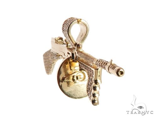 Custom Tommy Gun Diamond Pendant 64219 - Image 11