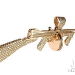Custom Tommy Gun Diamond Pendant 64219 - Image 2