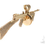 Custom Tommy Gun Diamond Pendant 64219 - Image 5
