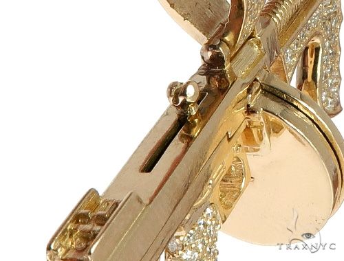 Custom Tommy Gun Diamond Pendant 64219 - Image 6