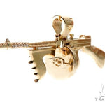 Custom Tommy Gun Diamond Pendant 64219 - Image 9