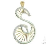 Custom TowToned Initial S Pendant 65876 - Image 2