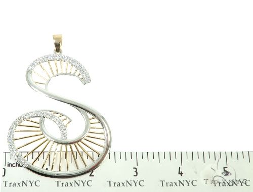 Custom TowToned Initial S Pendant 65876 - Image 7