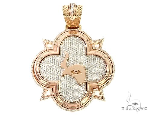 Custom TraxNYC Diamond Large Logo Pendant 65649 - Image 1