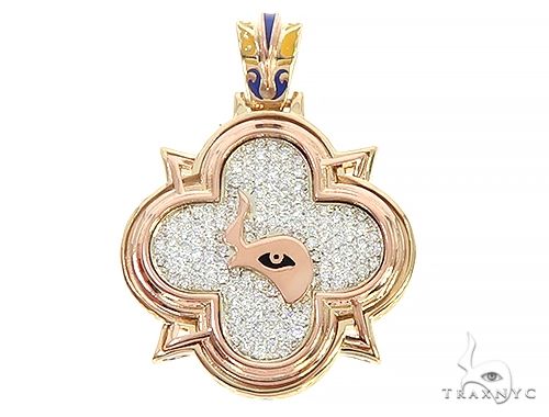 Custom TraxNYC Diamond Mini Logo Pendant 65648 - Image 1