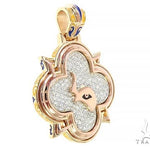 Custom TraxNYC Diamond Mini Logo Pendant 65648 - Image 2