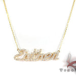 Custom Jewelry Diamond Name Necklace 26964 - Image 1