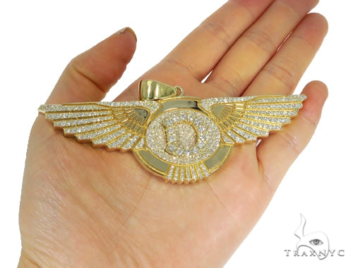 'D' Eagle Diamond Pendant 45361 - Image 6