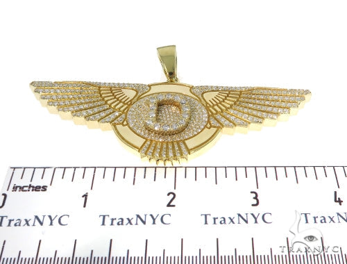 'D' Eagle Diamond Pendant 45361 - Image 7
