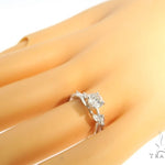 Daisy Diamond Engagement Ring 49251 - Image 8