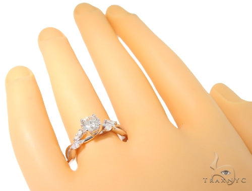 Daisy Diamond Engagement Ring 49251 - Image 9