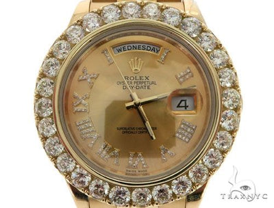 Day-Date II Oyster Perpetual Diamond Rolex Watch 61854 - Image 1