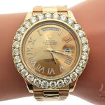 Day-Date II Oyster Perpetual Diamond Rolex Watch 61854 - Image 11