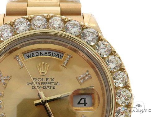 Day-Date II Oyster Perpetual Diamond Rolex Watch 61854 - Image 5