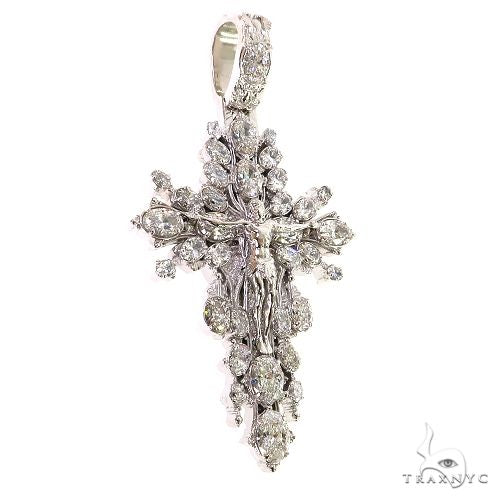Sovereign's Halo Diamond Cross pendant 69427 - Image 2
