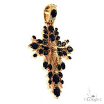 Sovereign's Halo Sapphire Cross pendant 69405 - Image 2