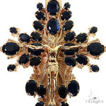 Sovereign's Halo Sapphire Cross pendant 69405 - Image 4