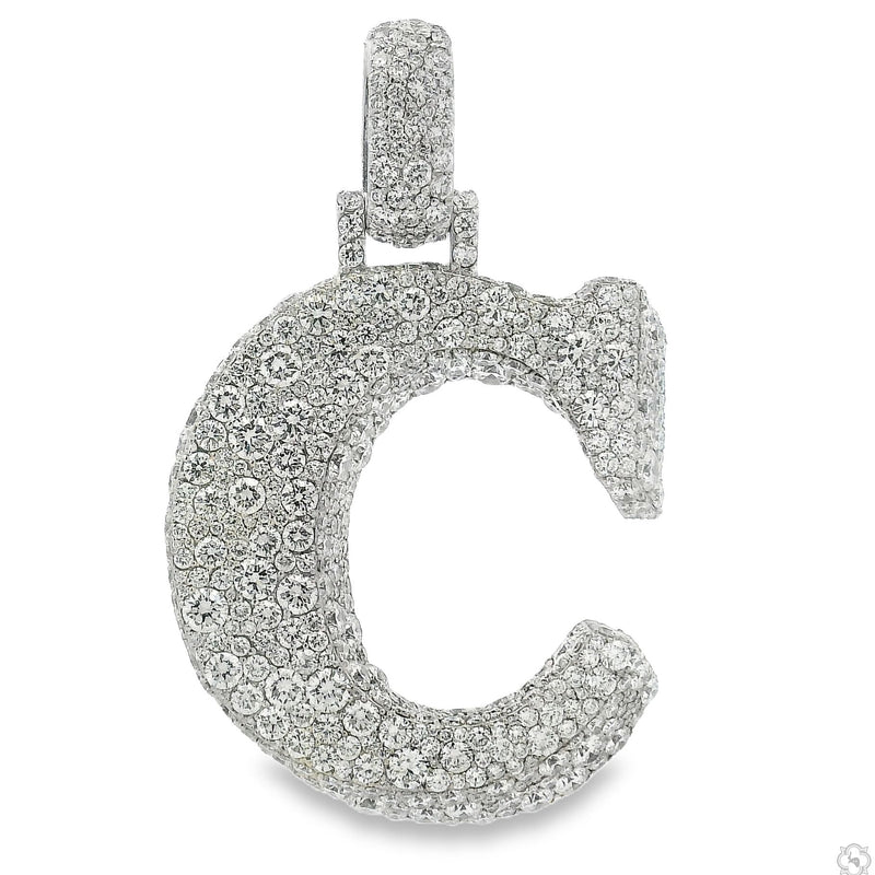 Diamond  Mosaic Initial pendant 70883 - Image 1