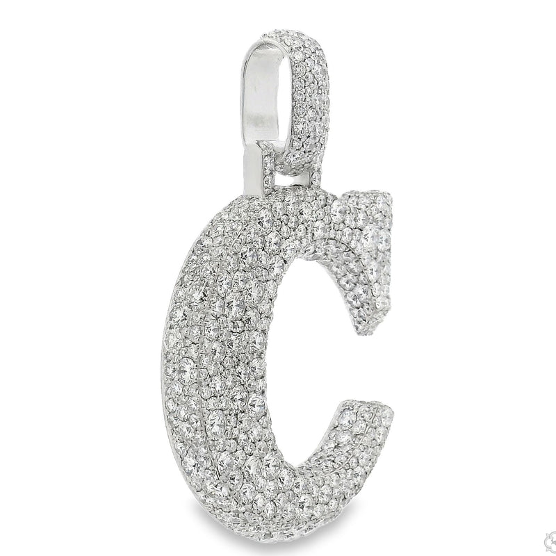 Diamond  Mosaic Initial pendant 70883 - Image 2