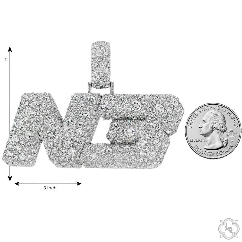 Diamond  Mosaic Logo pendant 70742 - Image 7