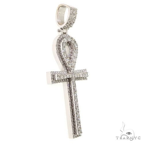 Diamond Ankh Cross Pendant 68706 - Image 2