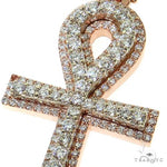 Diamond Ankh Cross Pendant 68707 - Image 3