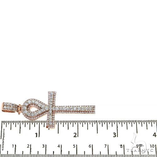 Diamond Ankh Cross Pendant 68707 - Image 6