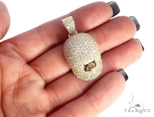 Diamond Baseball Hat Pendant 65500 - Image 5
