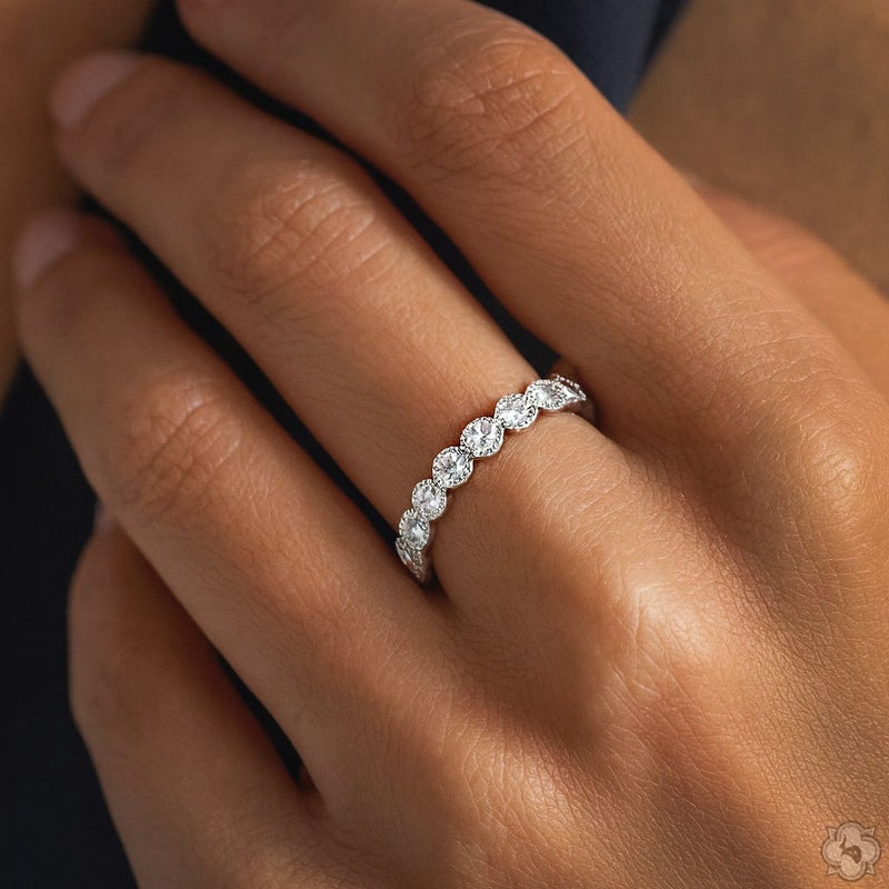 Diamond Bezel Band  4mm 70844 - Image 6