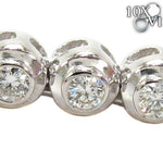 Diamond Bezel Chain 24 Inches 4mm   27939 - Image 2