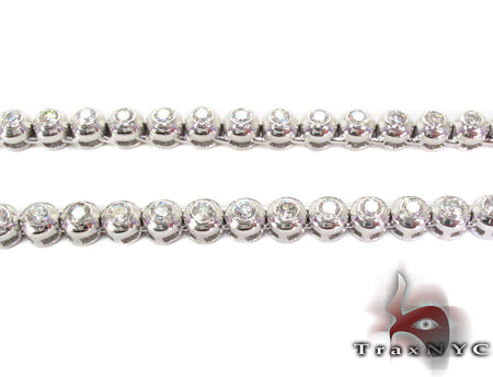 Diamond Bezel Chain 24 Inches 4mm   27939 - Image 5