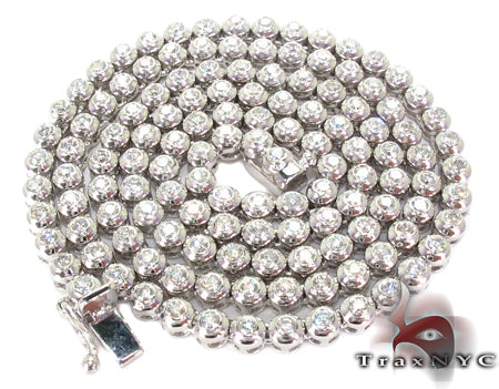 Diamond Bezel Chain 24 Inches 4mm   27939 - Image 8