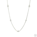 Diamond Bezel Necklace 16 Inch 70664 - Image 2