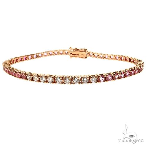 Diamond Blossom Tennis Bracelet 69886 - Image 1