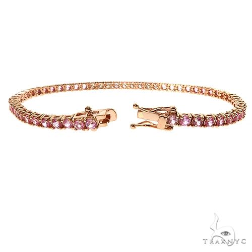 Diamond Blossom Tennis Bracelet 69886 - Image 2