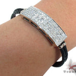 Full Diamond ID braided Bracelet 28461 - Image 5