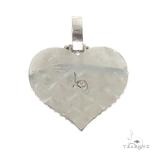 Custom Made Diamond Broken Heart Pendant 66963 - Image 4
