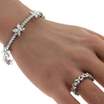 Diamond Butterfly Bangle Bracelet  (Lab) 70009 - Image 7