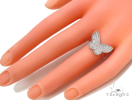 Diamond Butterfly Ring 36637 - Image 8
