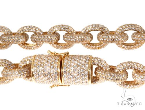 Diamond Cable Link Chain with Custom Lock 64486 - Image 6