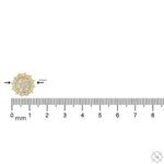 Sunburst Diamond Cluster Studs 70872 - Image 6