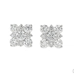 Diamond Cluster Square Studs 70739 - Image 1