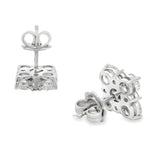 Diamond Cluster Square Studs 70739 - Image 5