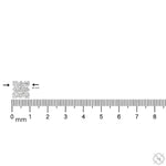 Diamond Cluster Square Studs 70739 - Image 6