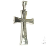 Diamond Cross with a Center Stone 64074 - Image 5