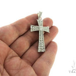 Diamond Cross with a Center Stone 64074 - Image 6
