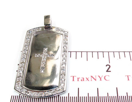 Diamond Cross Crucifix Dog Tag 26943 - Image 7
