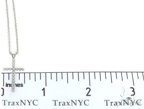 Diamond Cross Necklace With Cable Chain Set 65315 - Image 6