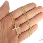 Diamond Cross Necklace Set 65878 - Image 4